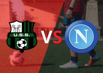 Napoli se lo empató a Sassuolo en el estadio Mapei Stdm. Cittá del Tricolore