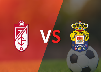 Termina el primer tiempo con una victoria para Granada vs UD Las Palmas por 1-0