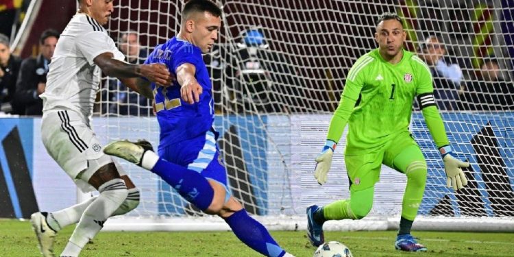 Así fue el gol de Lautaro Martínez para cortar la mala racha de un año y medio en la Selección