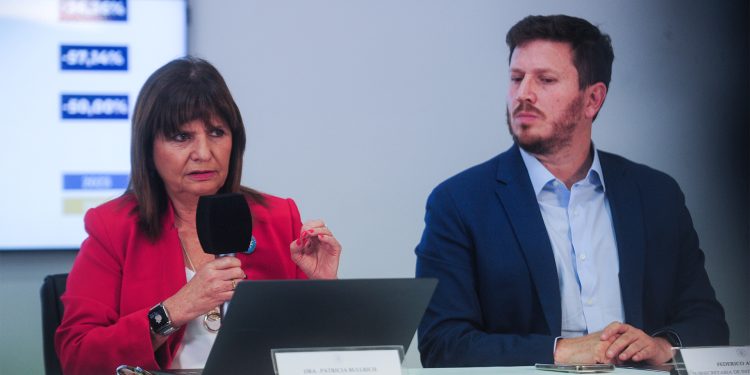Bullrich destacó la baja “impactante” de los homicidios en Rosario