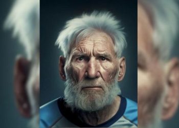 Cómo se vería Lionel Messi a los 80 años, según la Inteligencia Artificial