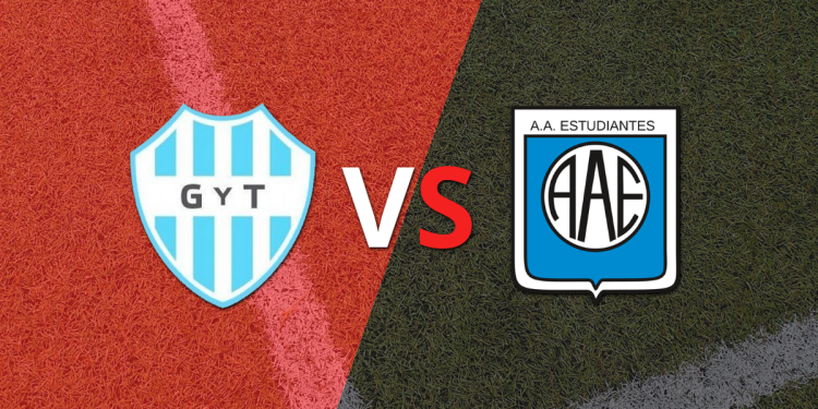 El segundo tiempo comienza sin goles entre Gimnasia y Tiro y Estudiantes (RC)