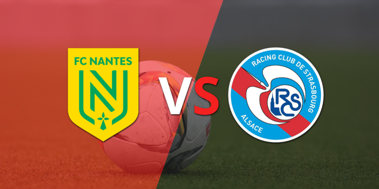 Segundo gol de RC Strasbourg, que le gana a Nantes por 2 a 1