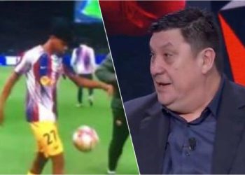 Echaron al “Mono” Burgos de la TV española por un comentario discriminatorio a jugador del Barcelona