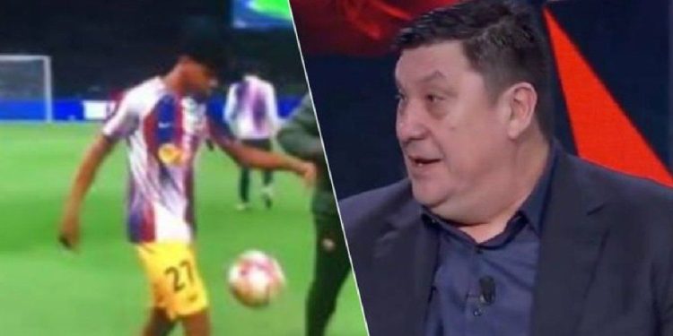 Echaron al “Mono” Burgos de la TV española por un comentario discriminatorio a jugador del Barcelona