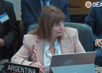 Patricia Bullrich fue electa vicepresidenta del foro de la OEA contra el crimen organizado