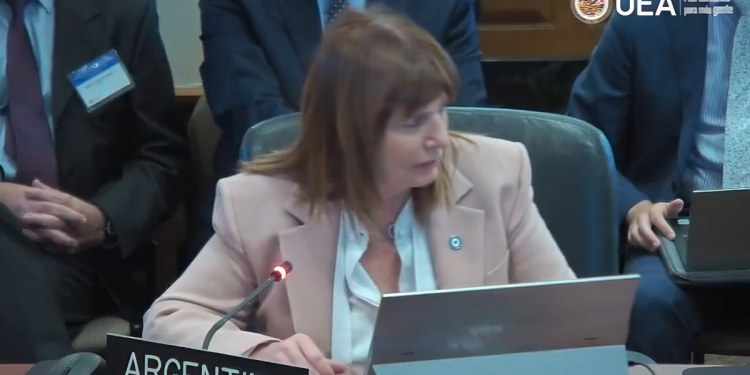 Patricia Bullrich fue electa vicepresidenta del foro de la OEA contra el crimen organizado