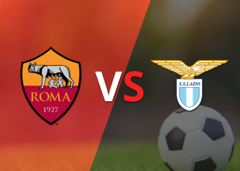 Termina el primer tiempo con una victoria para Roma vs Lazio por 1-0