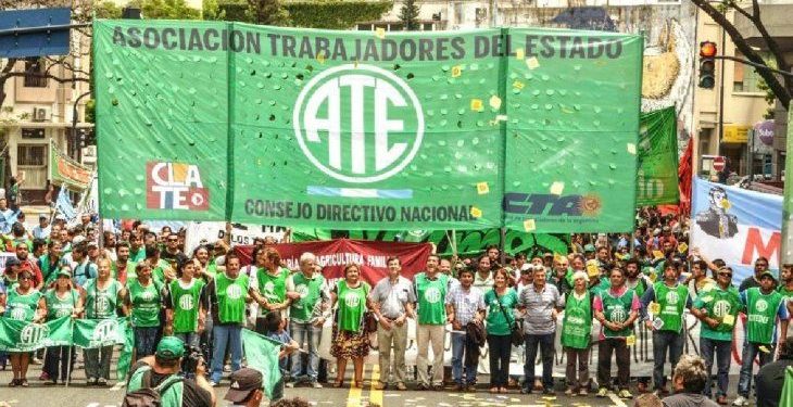 Trabajadores estatales: ATE encabeza nuevo paro y marchará hacia el Ministerio de Economía