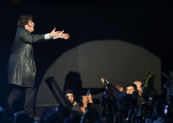 Así fue el show musical de Javier Milei en el Luna Park