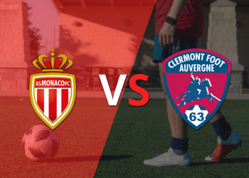 Mónaco vence por goleada a Clermont Foot