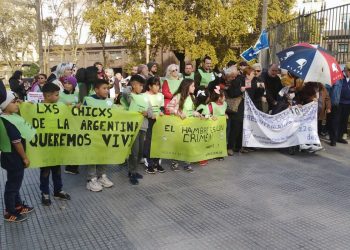 «Participamos en la ronda de las Madres para reclamar por los derechos de niñez y adolescencia»