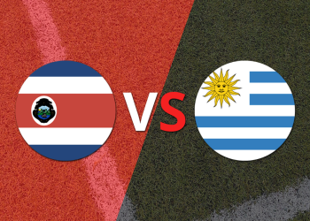 El segundo tiempo comienza sin goles entre Costa Rica y Uruguay