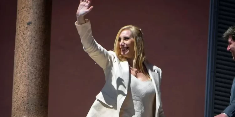 Karina Milei habló por primera vez con los medios y ratificó la defensa a Sandra Pettovello