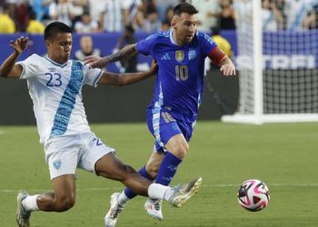 La reacción de Lionel Messi al no recibir la asistencia de Nicolás González para el gol ante Guatemala