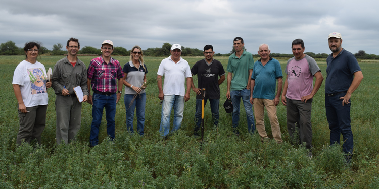 Santiago del Estero: reunión del Grupo Cambio Rural Productores de Alfalfa de Avellaneda