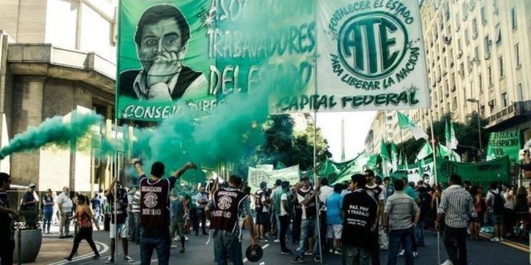 ATE vuelve a marchar al Congreso para condenar la “criminalización de la protesta social”