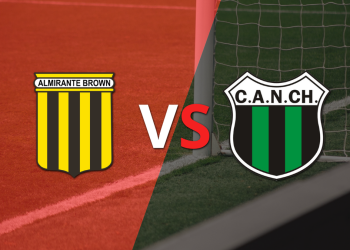 Llega el entretiempo y Almirante Brown y Nueva Chicago empatan sin goles