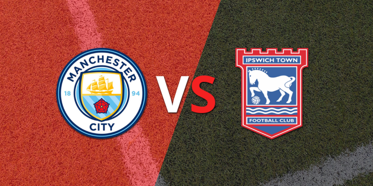 Manchester City e Ipswich Town igualan en el Etihad Stadium