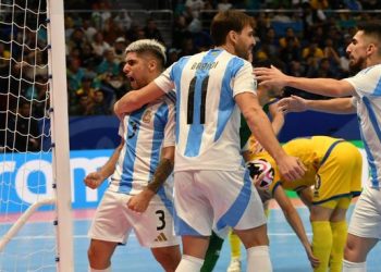 Argentina goleó por 6-1 a Kazajistán y se metió en la semifinal del Mundial de futsal