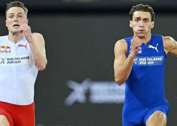 Dos leyendas del atletismo y un singular duelo en los 100 metros
