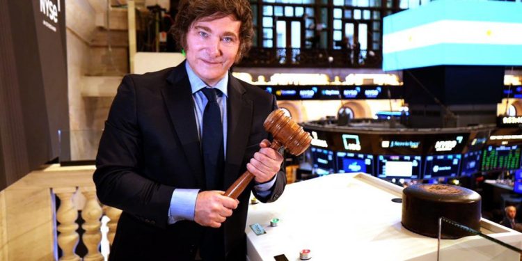 Milei tocó la campanita en Wall Street y se reunió otra vez con Elon Musk