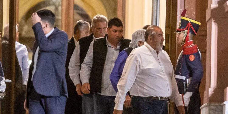 Tras la reunión en Casa Rosada, la CGT ratificó que participará en la marcha universitaria
