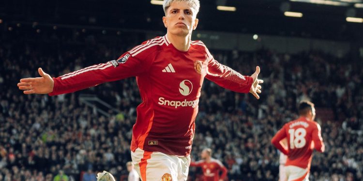 El golazo de Garnacho que inició la remontada del Manchester United