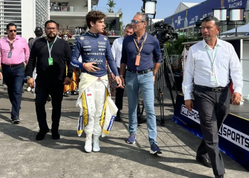 Franco Colapinto se reunió con el hijo del multimillonario más importante de México