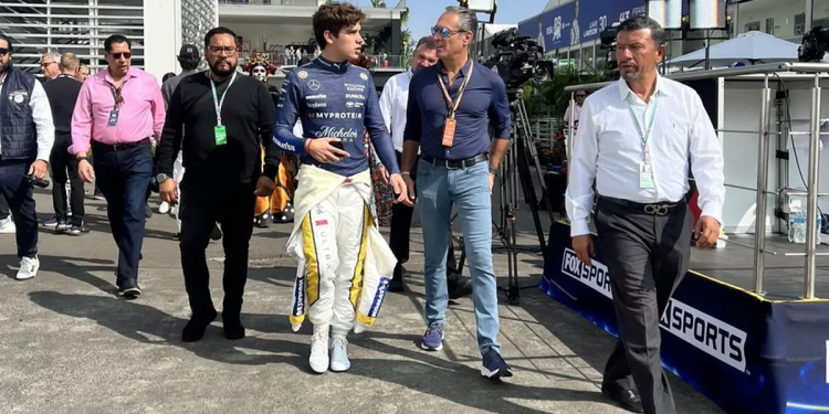 Franco Colapinto se reunió con el hijo del multimillonario más importante de México