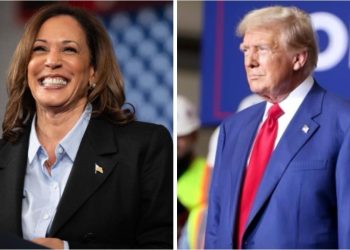 Kamala Harris y Donald Trump están cabeza a cabeza en los estados clave, según una encuesta de WSJ