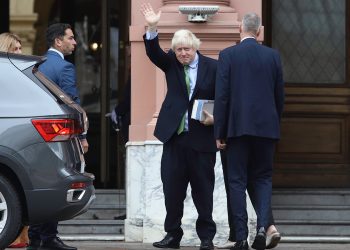 Milei recibió a Boris Johnson en Casa Rosada