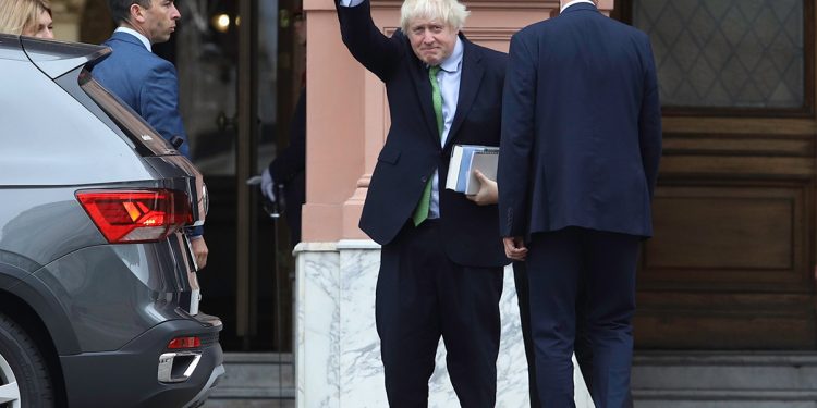 Milei recibió a Boris Johnson en Casa Rosada