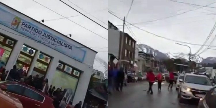 Ushuaia: un hombre terminó herido por incidentes entre gremios en un acto del Partido Justicialista