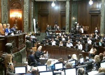 Asbesto en subtes, cierre de escuelas y enfermería: los temas que Grindetti informó vagamente en la Legislatura