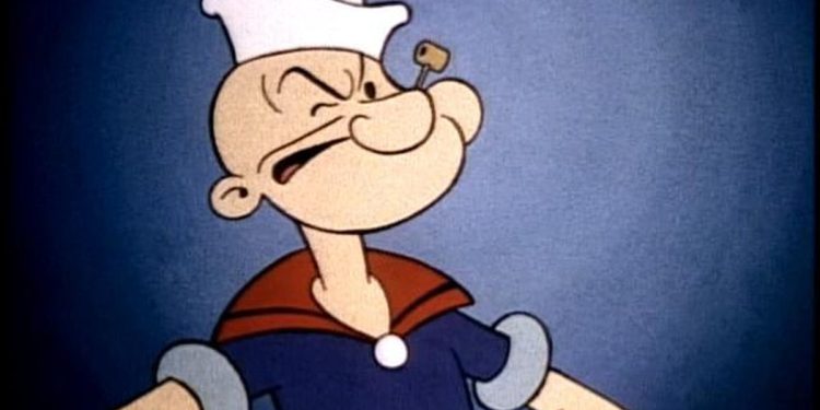 Así se vería Popeye si fuese una persona de la vida real, según la Inteligencia Artificial