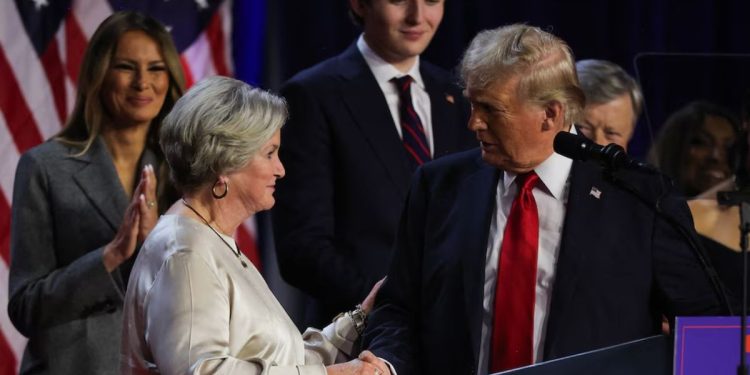 Donald Trump anunció que Susie Wiles será su jefa de Gabinete, la primera mujer en ocupar el cargo