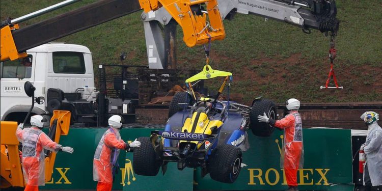 El duro momento de Franco Colapinto tras el accidente en el Gran Premio de Brasil: “Muy triste, perdón por el equipo”