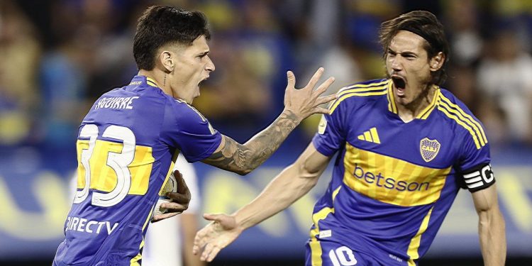 Gago festejó su primera victoria en Boca a puro gol