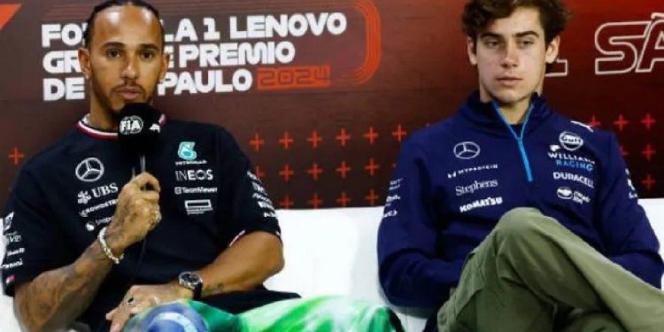 La defensa de Lewis Hamilton a Franco Colapinto tras su choque en Las Vegas