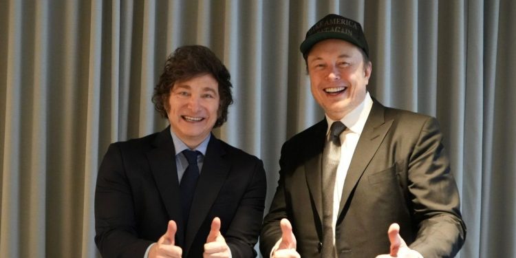 El mensaje de Javier Milei a Elon Musk tras la cadena nacional por el primer año de gestión