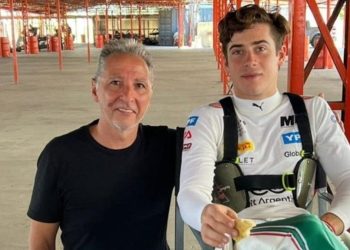 Franco Colapinto causó furor en Zárate: entrenamiento, fanáticos y una Ferrari de lujo