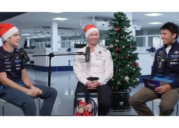 Franco Colapinto le explicó a Albon y al jefe de Williams como se festeja la navidad en Argentina mientras espera la definición de su futuro