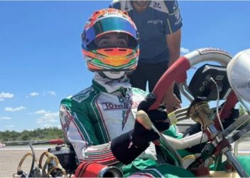 Franco Colapinto regresó a sus raíces: karting en Zárate y momentos con sus fans