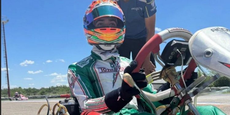 Franco Colapinto regresó a sus raíces: karting en Zárate y momentos con sus fans