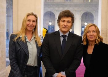Javier Milei llegó a Italia y se reunió con Georgia Meloni