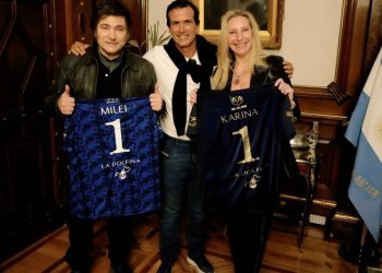 Javier Milei recibió al polista Alfredo Cambiaso y al ajedrecista Faustino Oro