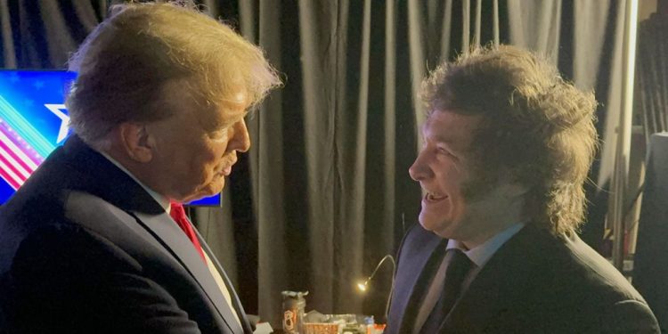 Relaciones carnales: Trump invitó a Milei a su asunción el 20 de enero