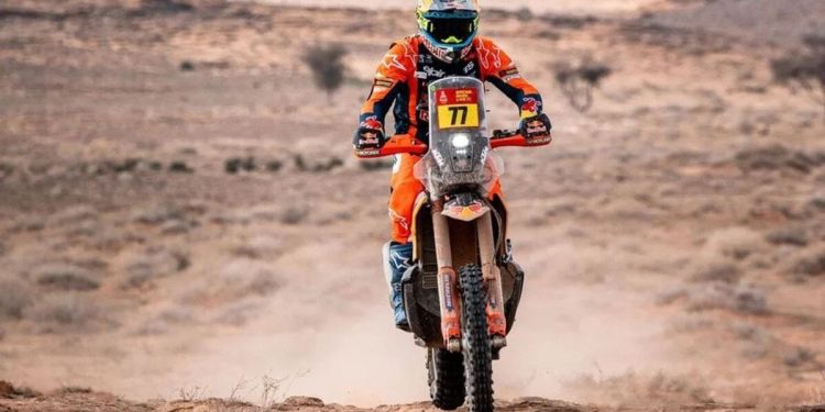Rally Dakar: Luciano Benavides ganó la quinta etapa en motos y se acerca al líder de la general
