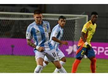 Tras golear a Brasil, Argentina empató con Colombia en el Sudamericano sub 20